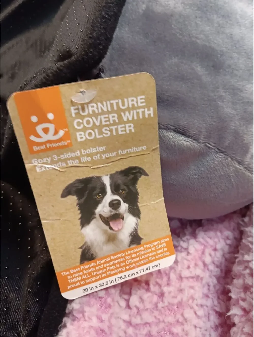 Best Friends Furniture Cover with Bolster for Pets, 30 x 30.5 inches